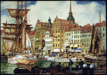 Udsigt over Stockholm, ca. 1920